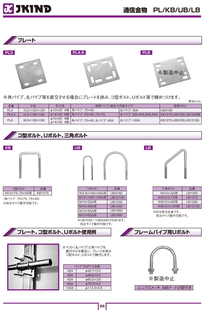 プレートなど | 清川工業株式 …